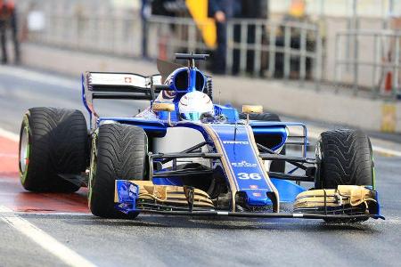 Antonio Giovinazzi - Sauber - Formel 1 - Test - Barcelona - 2. März 2017