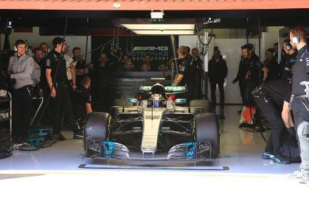 Valtteri Bottas - Mercedes - Formel 1 - Test - Barcelona - 2. März 2017