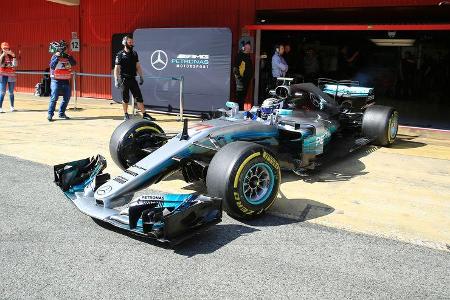 Valtteri Bottas - Mercedes - Formel 1 - Test - Barcelona - 2. März 2017