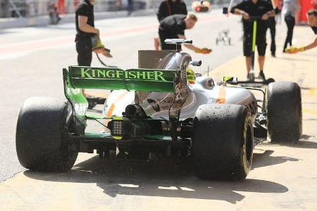 Sergio Perez - Force India - Formel 1 - Test - Barcelona - 2. März 2017