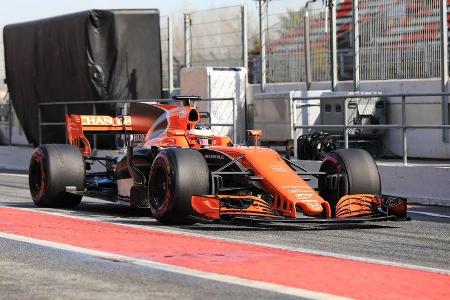 Stoffel Vandoorne - McLaren - Formel 1 - Test - Barcelona - 2. März 2017