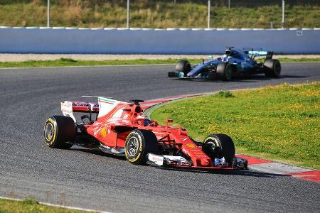 Kimi Räikkönen - Ferrari - Formel 1 - Test - Barcelona - 2. März 2017