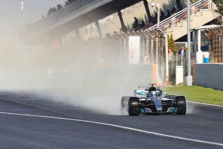 Valtteri Bottas - Mercedes - Formel 1 - Test - Barcelona - 2. März 2017