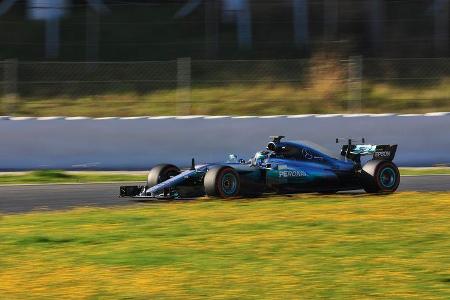Valtteri Bottas - Mercedes - Formel 1 - Test - Barcelona - 2. März 2017