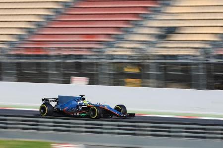 Sergio Perez - Force India - Formel 1 - Test - Barcelona - 2. März 2017