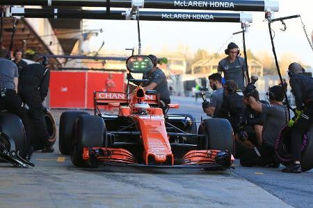Stoffel Vandoorne - McLaren - Formel 1 - Test - Barcelona - 2. März 2017