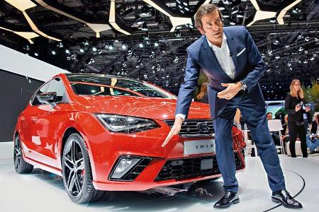 SEAT VIP-Reporter, Autosalon Genf 2017, Seat Ibiza