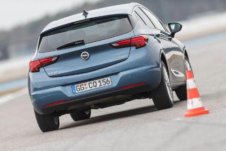 Opel Astra 1.4 DI Turbo, Heckansicht