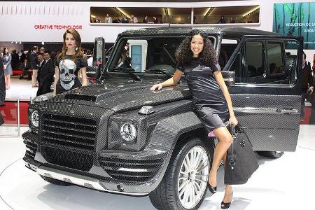 G-Couture nennt Tuner Mansory seine in Zusammenarbeit mit Designer Philipp Plein exklusiv aufgewertete Mercedes G-Klasse.