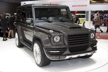 Bis zur Fensterlinie in Carbon gehüllt, wurde die Technik mit Mercedes SLR-Komponenten aufgewertet. Die Power des Achtzylind...