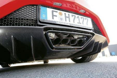 Honda NSX, Endrohre
