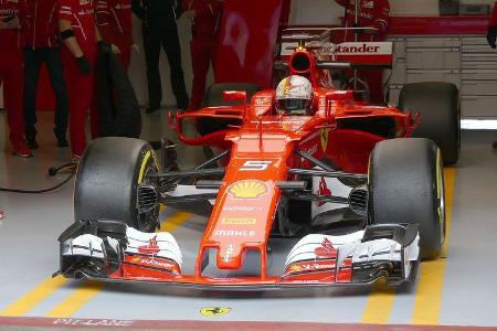 Sebastian Vettel - Ferrari - Formel 1 - Test - Barcelona - 9. März 2017