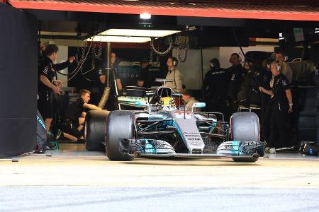 Lewis Hamilton - Mercedes - Formel 1 - Test - Barcelona - 9. März 2017
