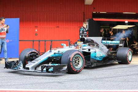 Lewis Hamilton - Mercedes - Formel 1 - Test - Barcelona - 9. März 2017