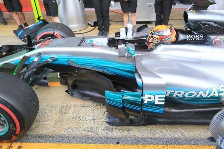 Lewis Hamilton - Mercedes - Formel 1 - Test - Barcelona - 9. März 2017