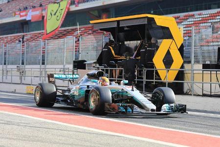 Lewis Hamilton - Mercedes - Formel 1 - Test - Barcelona - 9. März 2017