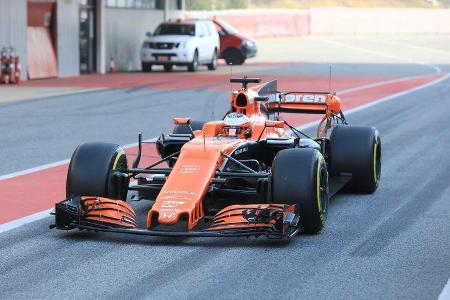 Stoffel Vandoorne - McLaren - Formel 1 - Test - Barcelona - 9. März 2017