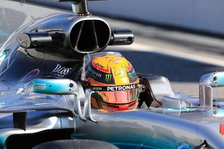 Lewis Hamilton - Mercedes - Formel 1 - Test - Barcelona - 9. März 2017