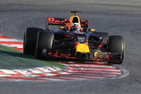 Daniel Ricciardo - Red Bull - Formel 1 - Test - Barcelona - 9. März 2017