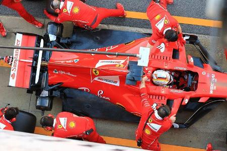 Sebastian Vettel - Ferrari - Formel 1 - Test - Barcelona - 9. März 2017