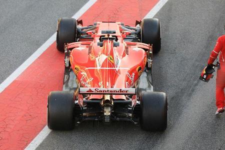 Sebastian Vettel - Ferrari - Formel 1 - Test - Barcelona - 9. März 2017