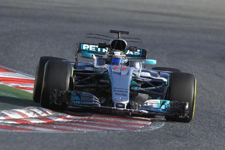 Valtteri Bottas - Mercedes - Formel 1 - Test - Barcelona - 9. März 2017