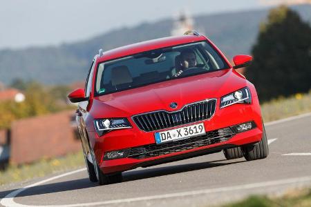 Skoda Superb Combi 2.0 TDI, Frontansicht