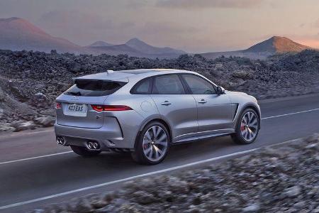 Jaguar F-Pace SVR Weltpremiere New York 2018