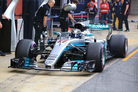 Valtteri Bottas - Mercedes - Formel 1 - Test - Barcelona - 8. März 2017