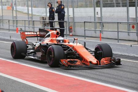 Fernando Alonso - McLaren - Formel 1 - Test - Barcelona - 8. März 2017