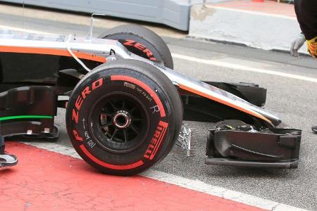 Sergio Perez - Force India - Formel 1 - Test - Barcelona - 8. März 2017