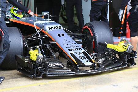 Sergio Perez - Force India - Formel 1 - Test - Barcelona - 8. März 2017