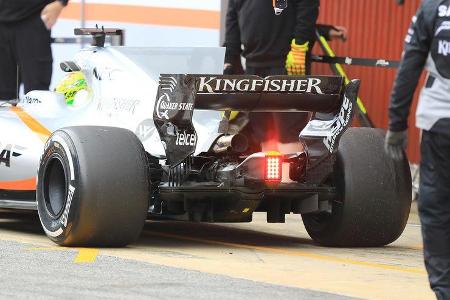 Sergio Perez - Force India - Formel 1 - Test - Barcelona - 8. März 2017