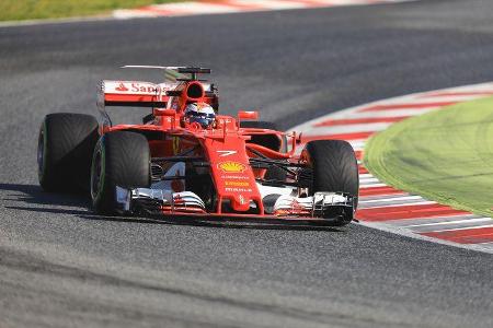 Kimi Räikkönen - Ferrari - Formel 1 - Test - Barcelona - 2. März 2017