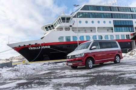 VW T6 California Bulli Camping Lofoten Norwegen