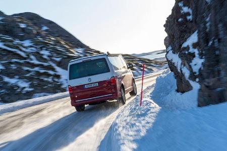 VW T6 California Bulli Camping Lofoten Norwegen