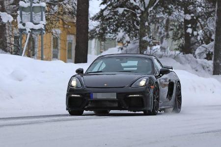 Erlkönig Porsche 718 Cayman GT4