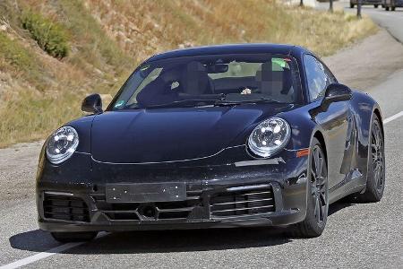 Porsche 911 Erlkönig mit Innenraum