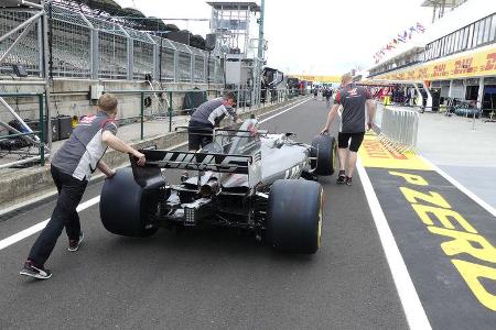 HaasF1 - GP Ungarn 2017 - Budapest - Formel 1 - Donnerstag - 27.7.2017