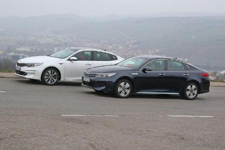 Kia Optima 1.7 CRDi, Kia Optima 2.0 GDI Plug-in