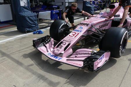 Force India - Formel 1 - GP England - 13. Juli 2017