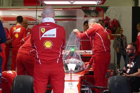 Shield - Ferrari - Formel 1 - GP England - 13. Juli 2017