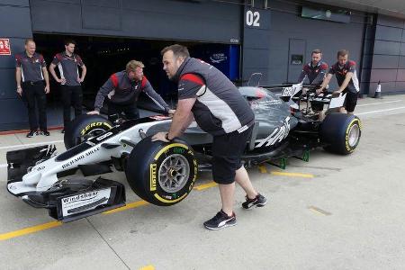 Haas F1 - Formel 1 - GP England - 13. Juli 2017