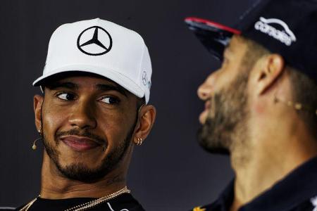 Lewis Hamilton - Daniel Ricciardo - Formel 1 - GP England - 13. Juli 2017