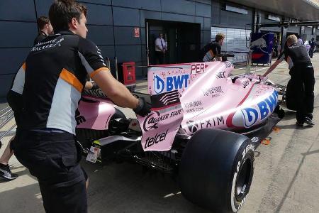 Force India - Formel 1 - GP England - 13. Juli 2017