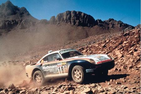 Die Rallye Paris-Dakar hat Porsche drei Mal werksseitig bestritten. 1986 konnte der Franzose Rene Metge im 959 den Vorjahres...