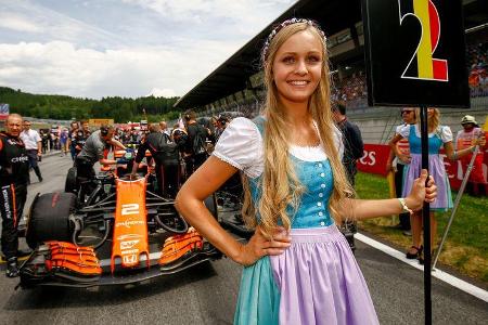 Formel 1 - Grid Girls - GP Österreich 2017