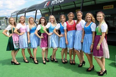 Formel 1 - Grid Girls - GP Österreich 2017