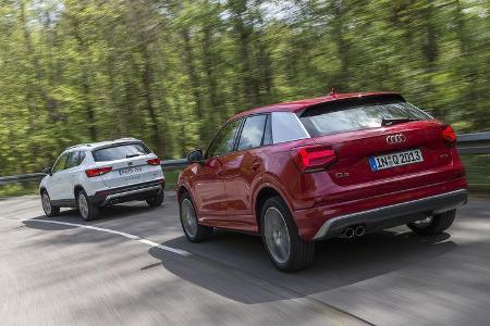 Audi Q2, Seat Ateca Vergleich, AMS1317