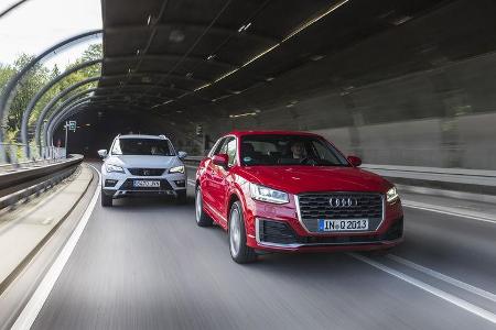 Audi Q2, Seat Ateca Vergleich, AMS1317